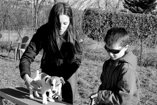 Activité canine avec les enfants